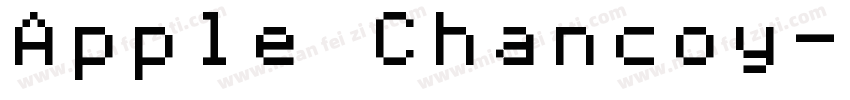 Apple Chancoy字体转换